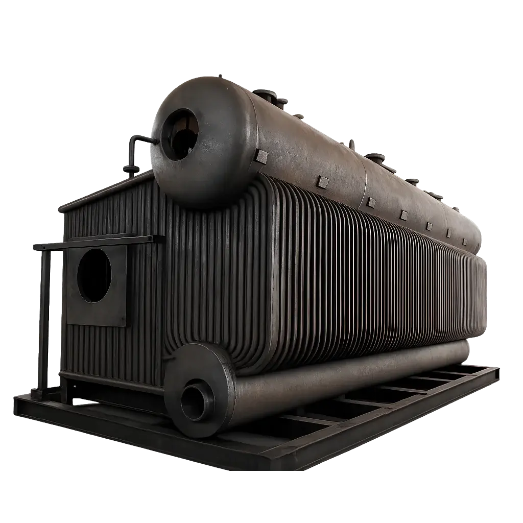 Bellfabs bi-drum water tube steam boiler with water wall membrane furnace, 5 to 100 TPH, IBR, supplied by Dhyami