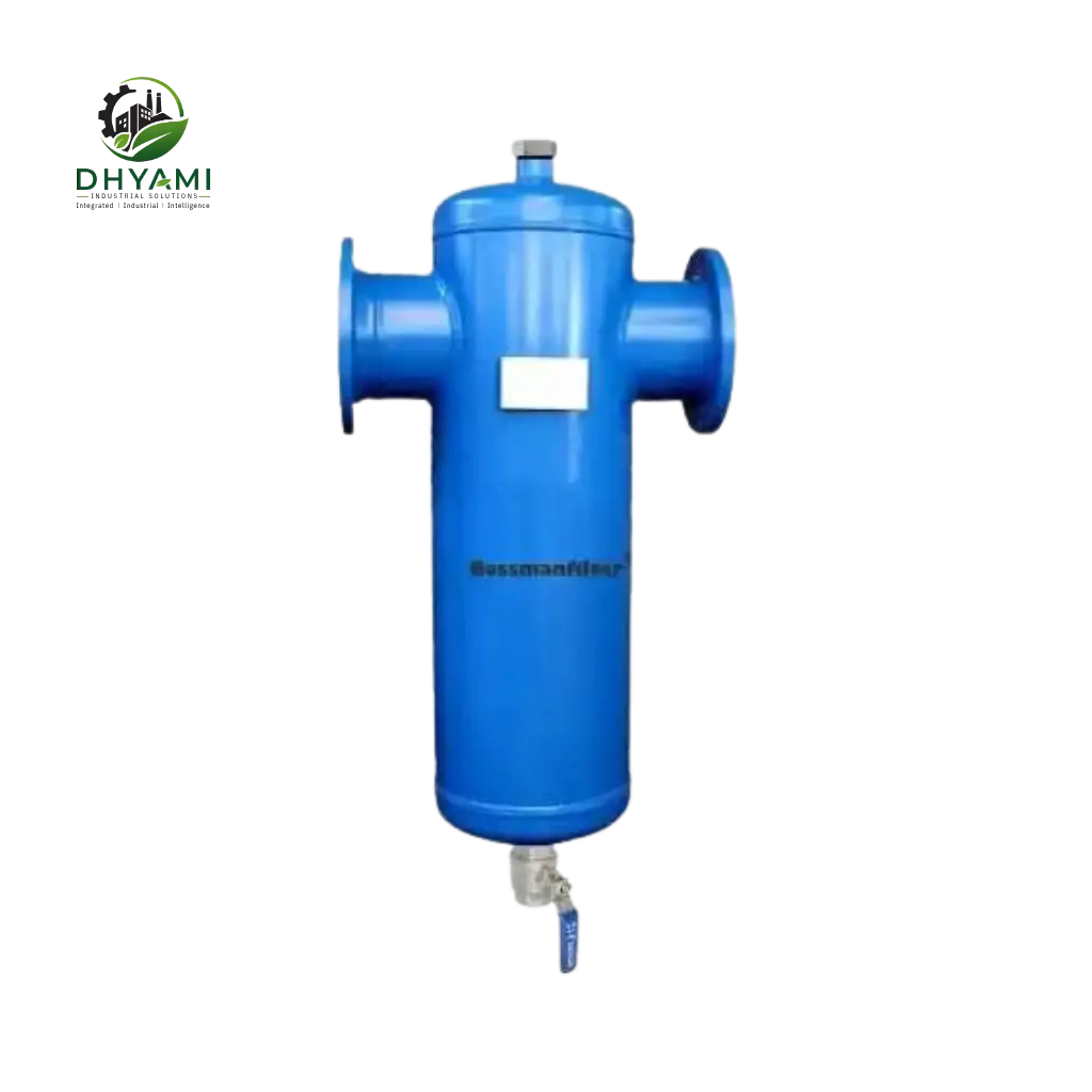 Moisture separator by Dhyami in cast iron used to remove moisture from compressed air lines