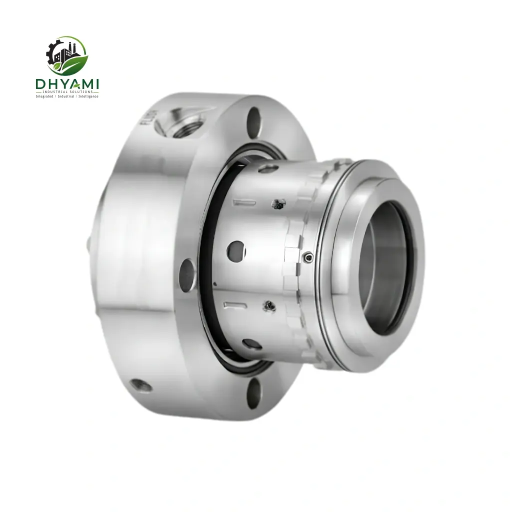 Mechanical pump seal by Dhyami with silicon carbide faces used to seal rotating pump shafts and stop leakage